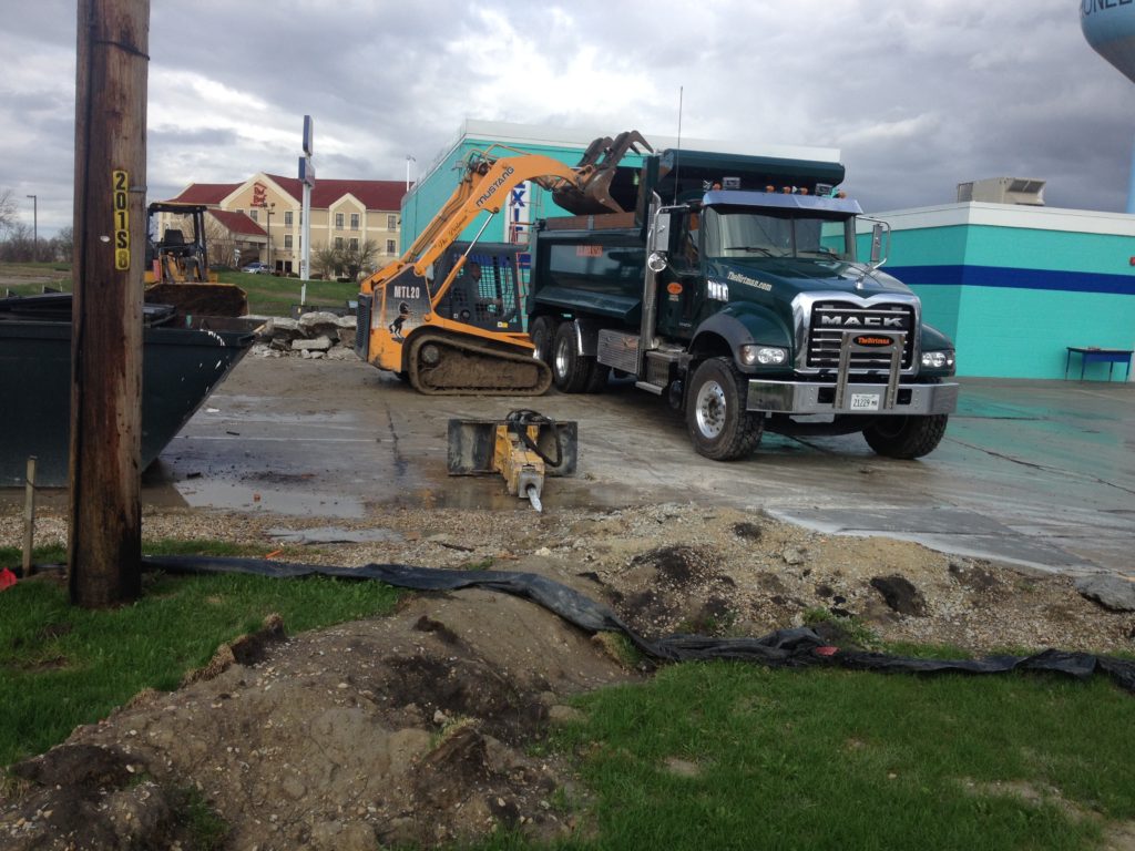 demo clean up - Lee Werner Excavating