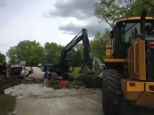 pipe laying project