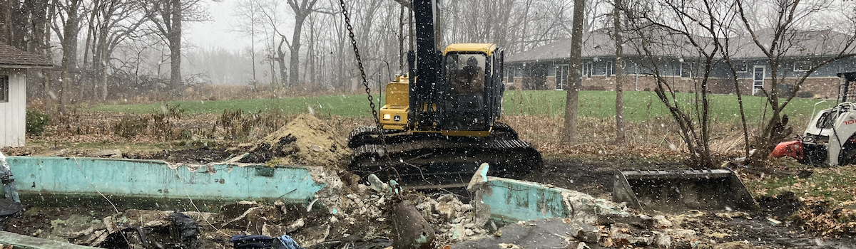 Swimming Pool Demolition Will County IL