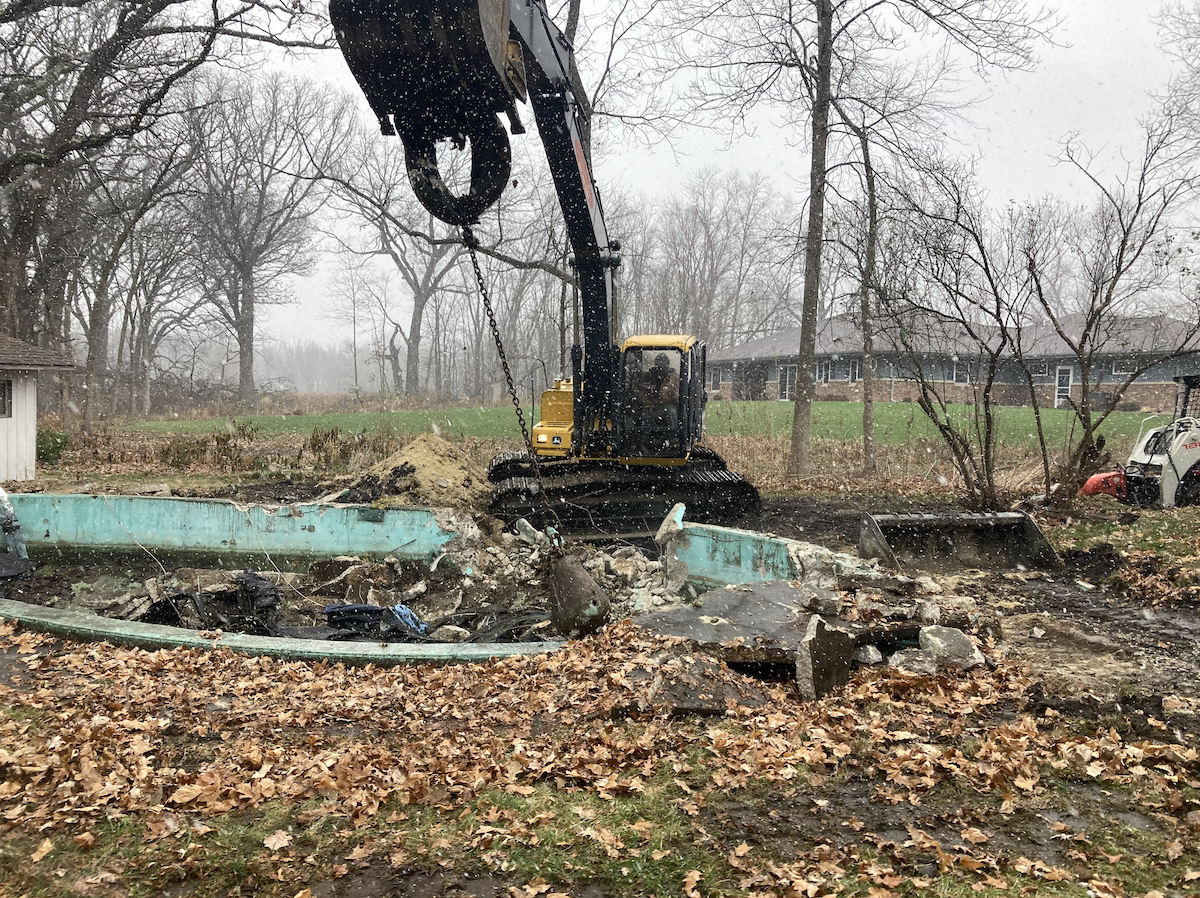 Swimming Pool Demolition Will County IL