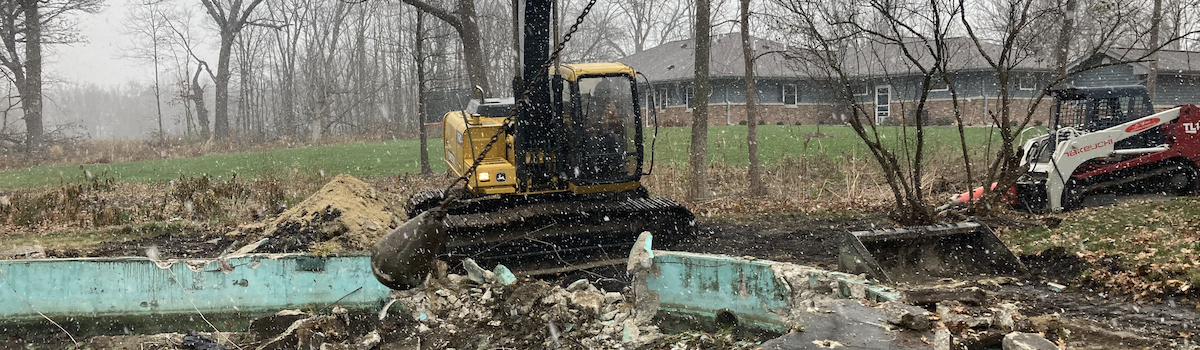 swimming pool removal will county il
