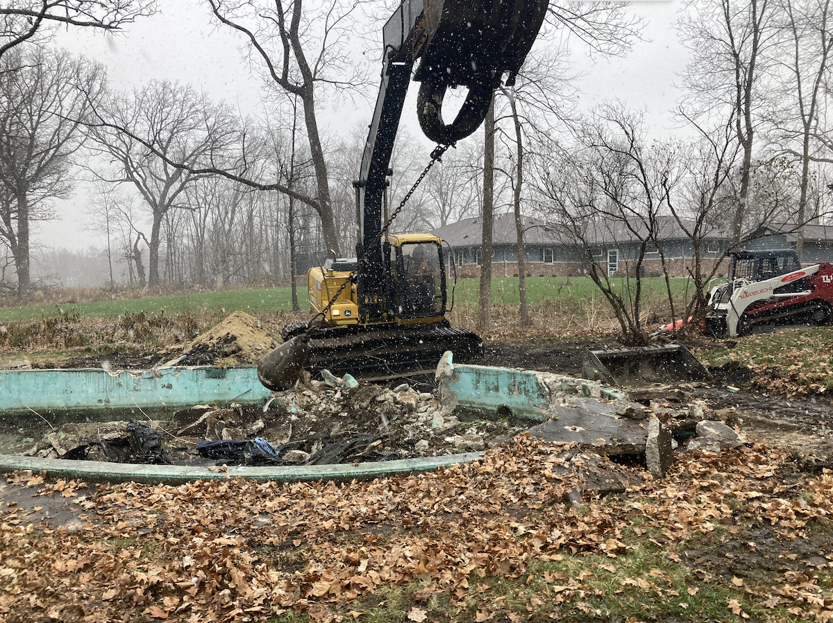 swimming pool removal will county il