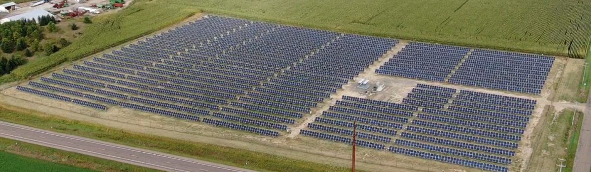 Solar Farm Road Building Kankakee County IL